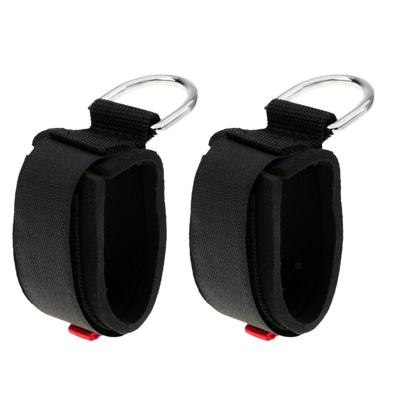 Set of 2 Padded Diving Wrist Strap Dive Lanyard Band D-Ring Accessories