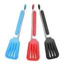 Silicone Cooking Kitchen Tongs Food BBQ Salad Bacon Steak Bread Clip Clamp HGY