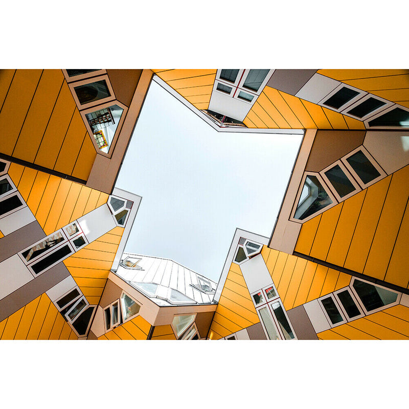 1000 Pieces Paper Jigsaw Puzzles Geometry Building Assembling Craft Decor