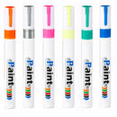 6pcs Waterproof Permanent Paint Marker Pen For Car Tyre Tire Tread Rubber ZOJ