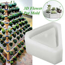 Flower Pot Silicone Rubber Molds Candle Soap Bottle Mold Handmade Craft Mol