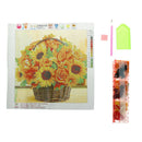 5D Diamond Painting Cross Stitch Basket Sunflower Embroidery home decor LJ