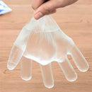 50pcs disposable gloves PE plastic film fingers clean gloves hair dye glo ME