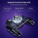 Six-Finger Controller Joystick Mobile Phone Game Cooling With Gamepad PUBG J0K0
