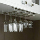 Under Cabinet Stemware Wine Glass Holder Storage Rack 2.17 Inch Deep