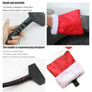 Car Ice Scraper Winter Warm Car Window Snow Shovel Removal Gloves (Red) A