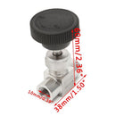 1/8" 915PSI Needle Valve Female Thread 304 Stainless Steel Flow Control Shut Off