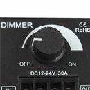 12V 30A Adjustable LED Dimmer Knob Controller for Single Color Strip Lig JAV