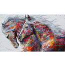 1X(Diamond Painting Horse Kits Handmade Needlework Diy Diamond Embroidery A