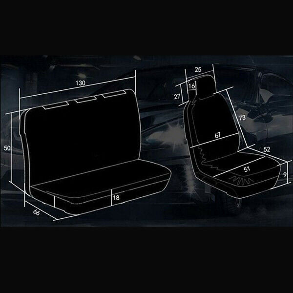 Car Front Seat Cushion Seat Cover Leather Seat Decorative Cover T5S1