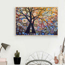Painting By Numbers Kit DIY Glare Tree Hand Painted Canvas Oil Art Picture