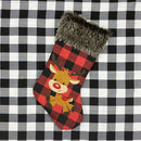 Cute Christmas Stocking Candy Bag Decor Xmas Socks Ornament (Elk)