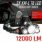 Super-bright 12000LM 3 X XM-L T6 LED Headlamp Headlight Flashlight Head Torch