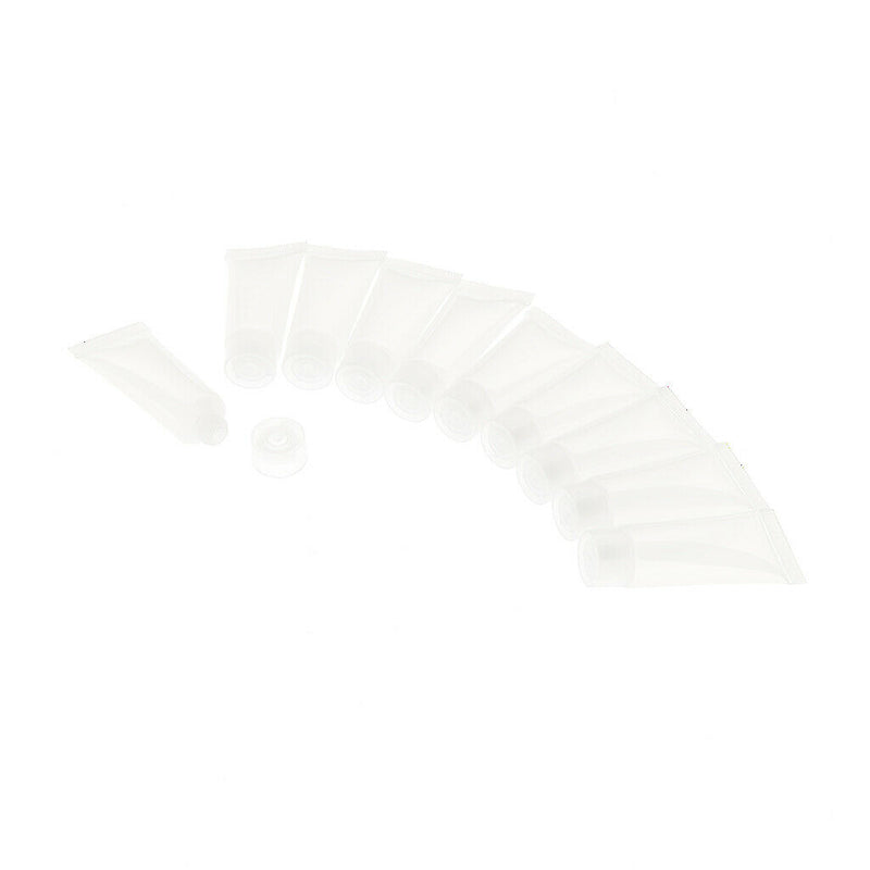 10ml Empty Plastic Soft Tube Sample Bottle Containers - 20 Pack -  Travel