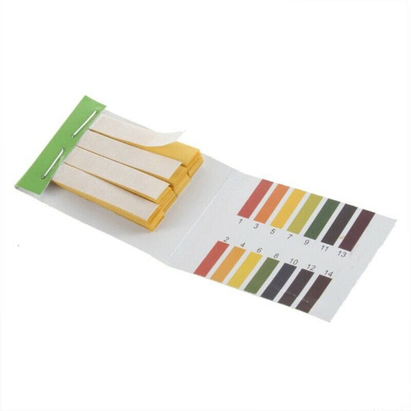 5X(80 Strips Full pH 1-14 Test Indicator Litmus Paper Water Soil Testing K P6E7)