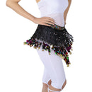 Belly Dance Costume Hip Scarf Hip Wrap Scarf Golden Coin Sequin Belt Skirt