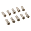 10Pieces Twist On F Connector Screw On Type RG6 For Satellite TV Coax Cables