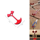 12 Piece Deck Road Camping Fish Bone Nail Rope Buckle Tent Wind Rope Fish B