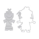 Cartoon Kung Fu Metal Cutting Dies Stencil DIY Scrapbook Paper Card Craft