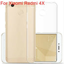 Premium Silicone Protective Case Cover+Anti-Scratch Tempered Film For Redmi 4X