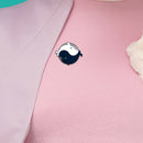 Creative Lucky Fish Brooches Badges Unisex Backpack Clothing Pins (Style 2) A