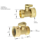 Garden Hose Shut Off Valve Water Pipe Faucet Connector High Quality Tool T9S9