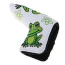 Golf Putter Cover Frog Pattern Blade Center Putter PU Head Protector PU leather