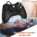 For Microsoft Xbox 360 & Windows PC Wired Video Game Controller Dual Vibration