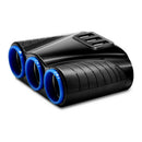 3.1A 120W Car 3 Sockets Cigarette Lighter with 3 USB Ports for Smartphone