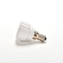 E14 to GU10 Base LED Halogen Light Lamp Bulb Adapter Converter Base Socket BX