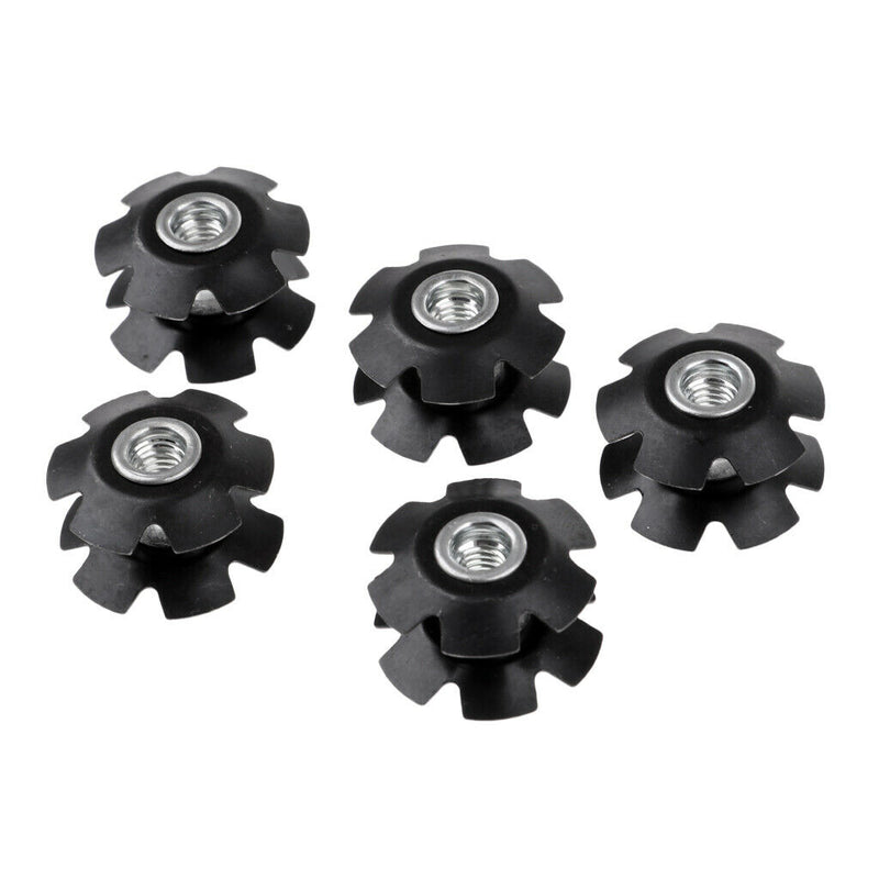 5Pcs Headset Flanged Star Nut Star Washer & Fork Headset Star Nut Setting Tool