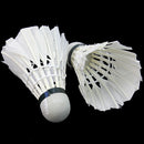6Pcs White Goose Feather Badminton Shuttlecocks Outdoor Ball Game Training CYX