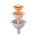 1* Four-In-One Multifunctional Funnel Set Filter Oiler Household Oil Funnel