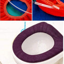 Bathroom Toilet Seat Closestool Washable Soft Warmer Mat Cover Pad Cushion  T4L2