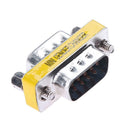 RS232 DB9 Male to Male Serial Port Extender Adapter Converter Connector A