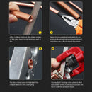 6 Dies Tubing Pipe Flaring Tools Set Kits Woodworking Metal Extension Tools Z4V6
