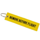 YELLOW Follow Me / - Embroidery Keychain Woven Chain K M7D7