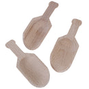 3pcs Wooden Coffee Tea Scoops Mini Candy Bath Salt Spices Flavors Spoo JR