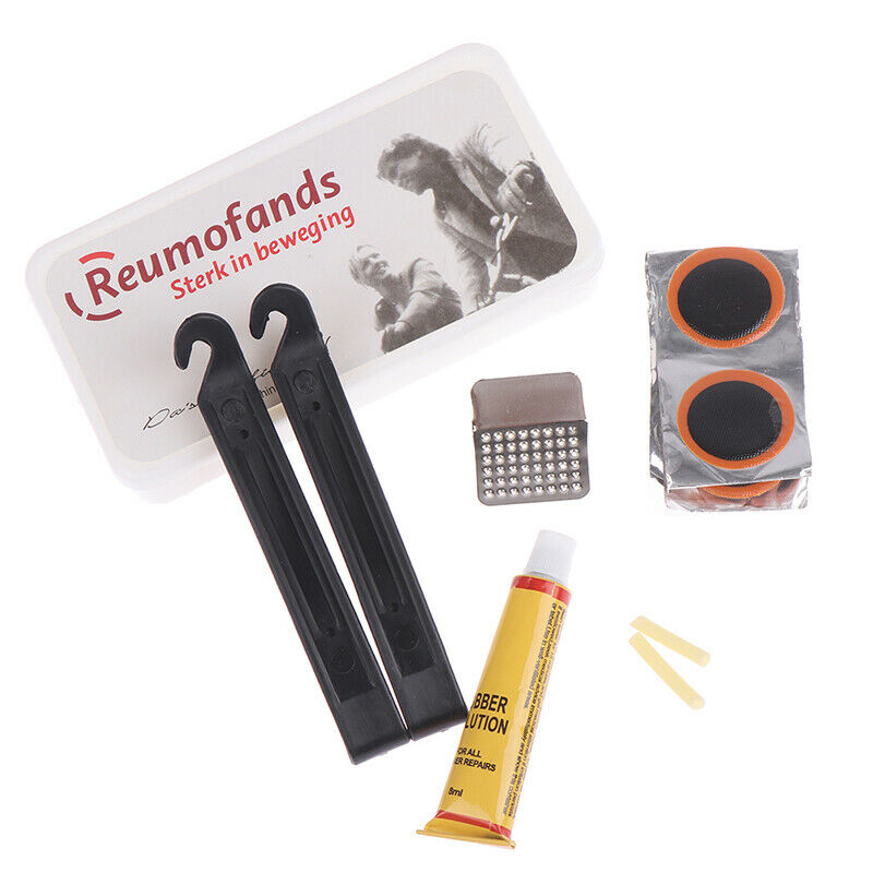 1 Set Bicycle Tire Tyre Repair Tools Cycling Rubber Puncture Bike Patches Kit ï¼D