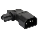 3Pin IEC 320 PDU UPS C14 To C5 Power Plug Adapter Converter Socket NEW