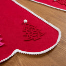 48 Inches Christmas Tree Skirt with DIY Small Tree Hanging Ornaments and Po B1E5