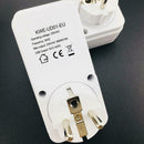 Smart Hour Timer Switch Socket Dual USB Digital Electronic Countdown Timer New