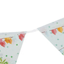 10pcs flags/lot Safari Animals Banner Garland For Kids Birthday Party DecME