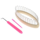 3 IN 1 Sock Knitting Weaving Loom Craft Crochet Kit Hat Sleeve Weaver Needle Set