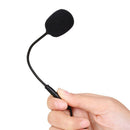 Lapel Clip On 3.5mm Wired Microphone Sound Amplifier for Cell Phone PC Laptop