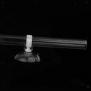 2Pcs Aquarium Fish Tank Glass Shrimp Food Dish with Acrylic Feeding Tube 40cm