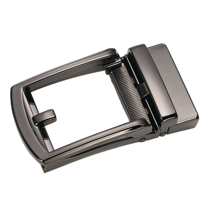 Mens Ratchet Leather Belt Buckle, Automatic Slide Buckle For Belt Strap 35mm