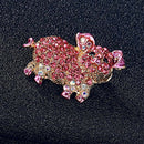 Women's Fashion Natural Animal lovely Alloy Rhinestone Brooch Pins For Wome B9S9