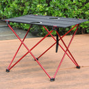 Folding Aluminum Camping Picnic Table Dining Desk Outdoor Gear Blue