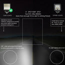 400W 6000K Led Work Light Bar Flood Spot Beam Offroad 4Wd Suv Driving Fog L W9V4